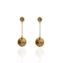 Daisy Darling Drop Earrings - Gold