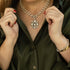 Delfina Pearl Cream All Medallions - Gold