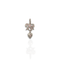 Pink At Heart Charm - Silver