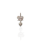Pink At Heart Charm - Silver