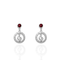 Bourne Again Wild Note Earrings - Silver