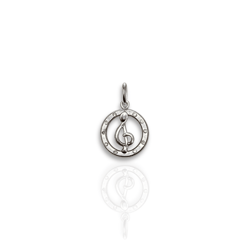 Bourne Again Wild Note Charm - Silver