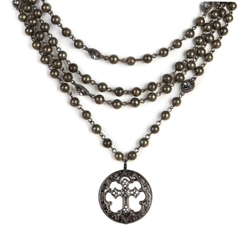 Magdalena - 6mm Semi-Precious Pyrite All Medallions