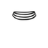 Leather Lariat Black - Silver