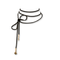 Leather Lariat Black - Gold