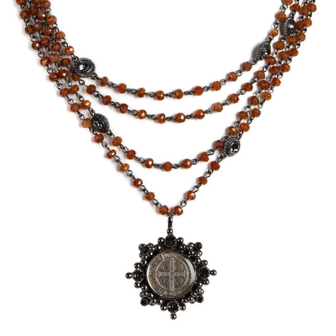 Magdalena - 6mm Semi-Precious Bati Hessonite All Medallions