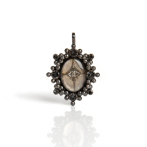 Oval Cloister All Seeing Eye Medallion