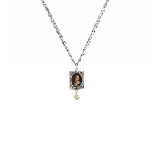 Retablo St Agatha Charm Necklace
