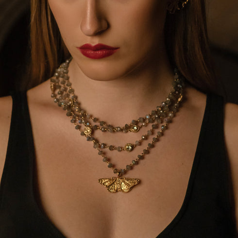 Magdalena - 6mm Lux Labradorite All Medallions