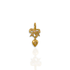 Pink At Heart Charm - Gold