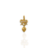 Pink At Heart Charm - Gold