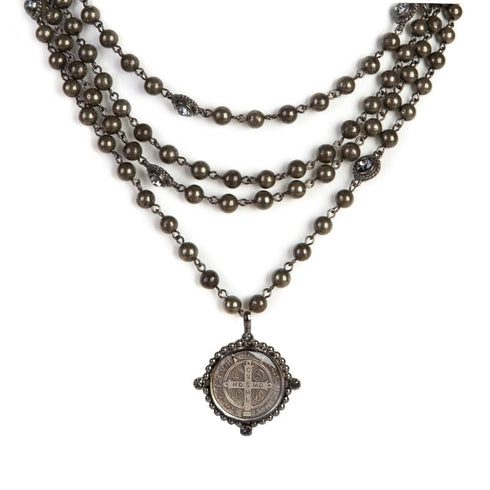 Magdalena - 6mm Semi-Precious Pyrite All Medallions