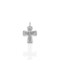 Bourne Again Rebel Cross Medallion - Silver