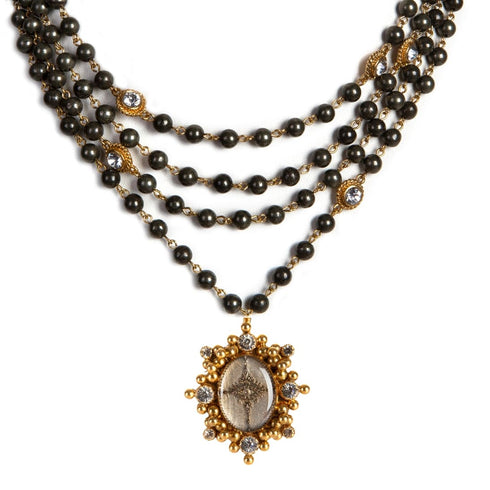 Magdalena - 6mm Semi-Precious Pyrite All Medallions