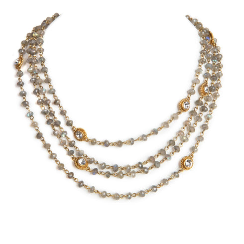 Magdalena - 6mm Lux Labradorite All Medallions