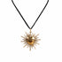 Sacred Flame Charm Necklace - Gold - VSA Designs