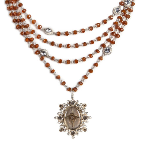 Magdalena - 6mm Semi-Precious Bati Hessonite All Medallions