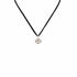 Sacred Heart Logo Charm Necklace - Silver