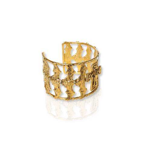 Bourne Again Bat Kissed Cuff - Gold