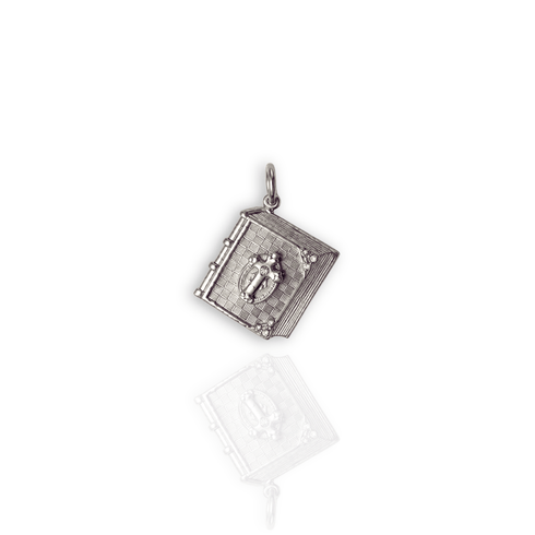 Bourne Again Prayer Charm - Silver