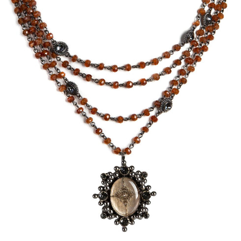 Magdalena - 6mm Semi-Precious Bati Hessonite All Medallions