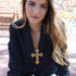 A$AP Chain 34" with Resurrection Cross - Gold