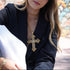 A$AP Chain 34" with Resurrection Cross - Gold