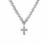 A$AP Chain 20" with Rebel Cross - Silver