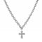 A$AP Chain 34" with Rebel Cross - Silver