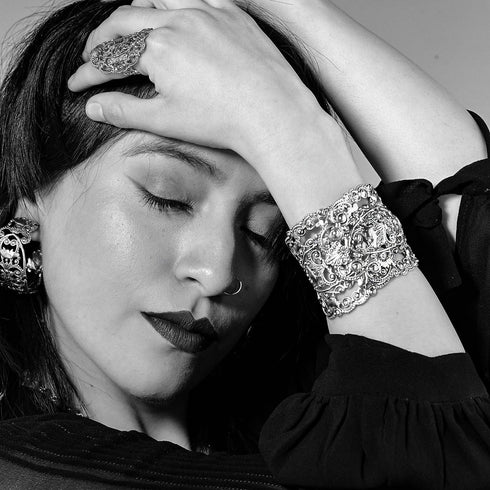 Antigua Cuff - Silver - VSA Designs