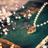 Iconic 6mm Cream Pearl Choker with All Medallions - Gold