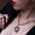 The Betty Necklace with All Medallions - Silver - VSA Designs