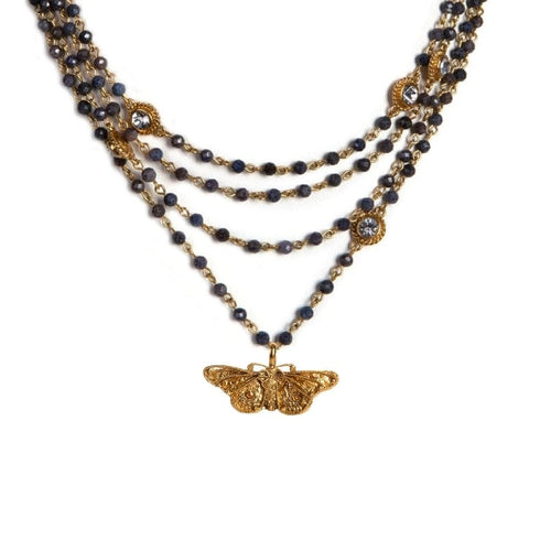 Magdalena - 4mm Precious Grey Blue Sapphire All Medallions