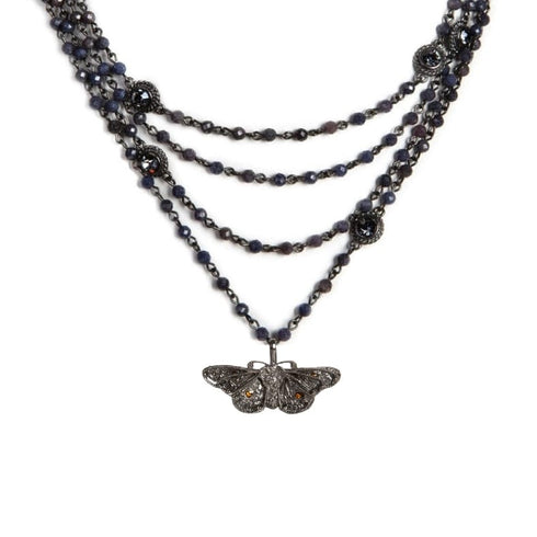 Magdalena - 4mm Precious Grey Blue Sapphire All Medallions