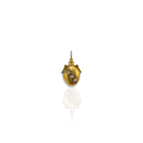 Bourne Again Poison Heart Charm - Gold