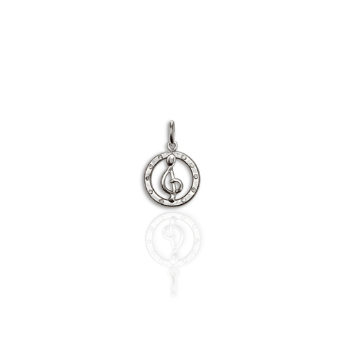 Bourne Again Wild Note Charm - Silver