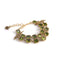 Brigid Waterfall Bracelet Earth Olivine - Gold