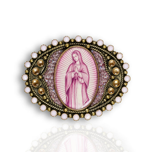Our Lady In Pink Buckle
