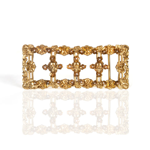 Imperial Relic Skull Buckle - Gold