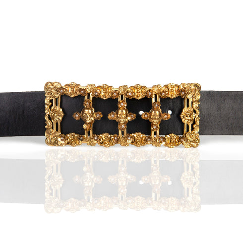 Imperial Relic Skull Buckle - Gold