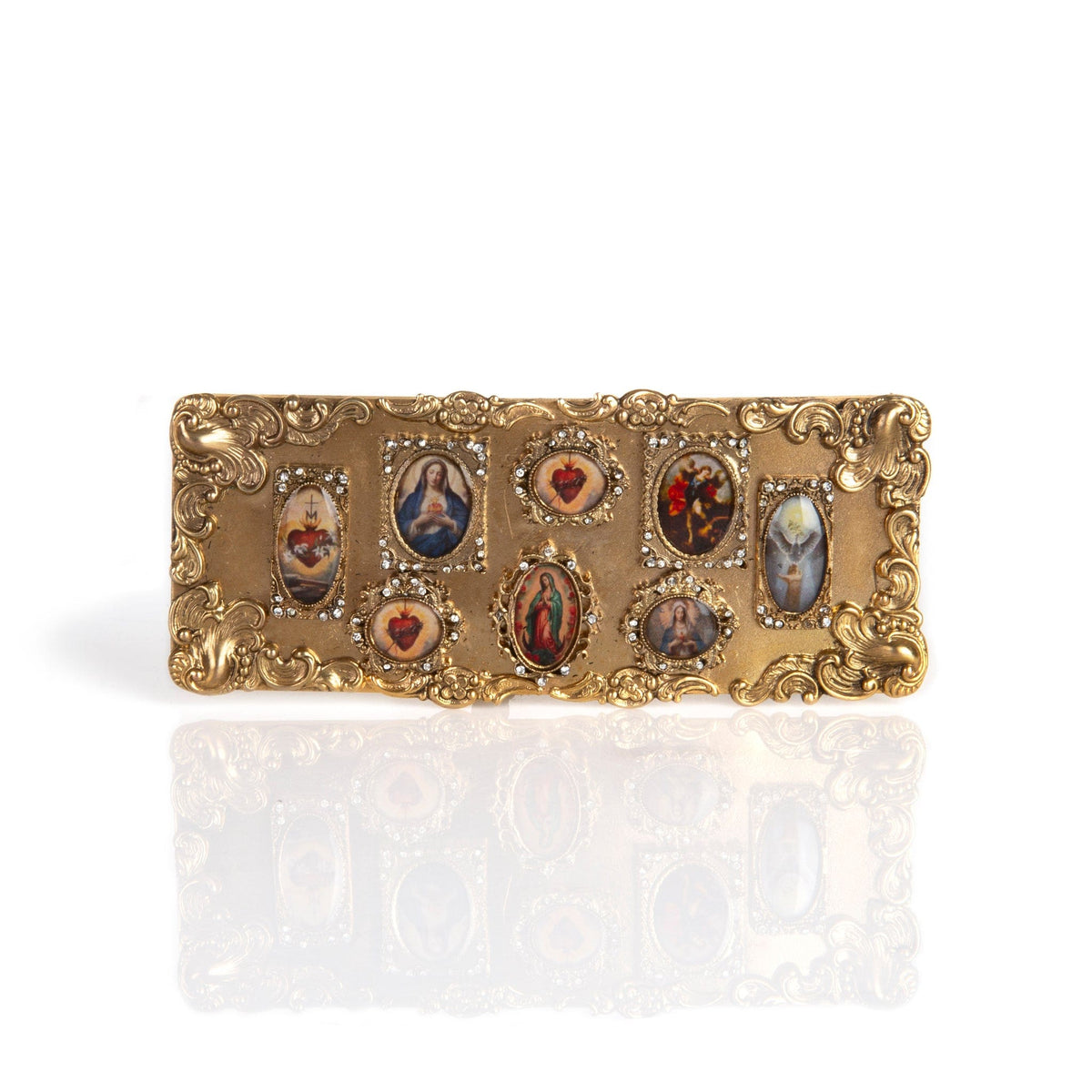 VIRGINS SAINTS & ANGELS VSA Retablo Framed Buckle in Silver SAM_1670.jpg?v=1480472217 main image 3