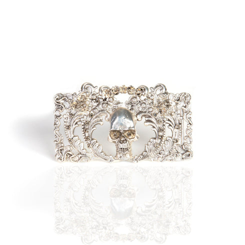 Viva La Calavera Buckle - Silver - VSA Designs