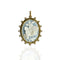 Butterfly Cameo Charm - Gold