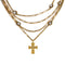 Magdalena Cadena with Rebel Cross - Gold