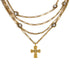 Magdalena Cadena with Rebel Cross - Gold
