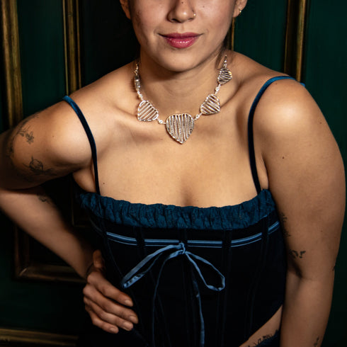 Caged Heart Necklace