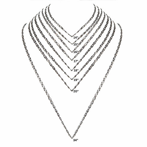 Bronze & Leather Chains Plated Gunmetal