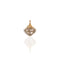 Sacred Heart Logo Charm - Gold