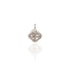 Sacred Heart Logo Charm - Silver