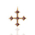 Brigid Cross Charm Spirit Amethyst - Gold